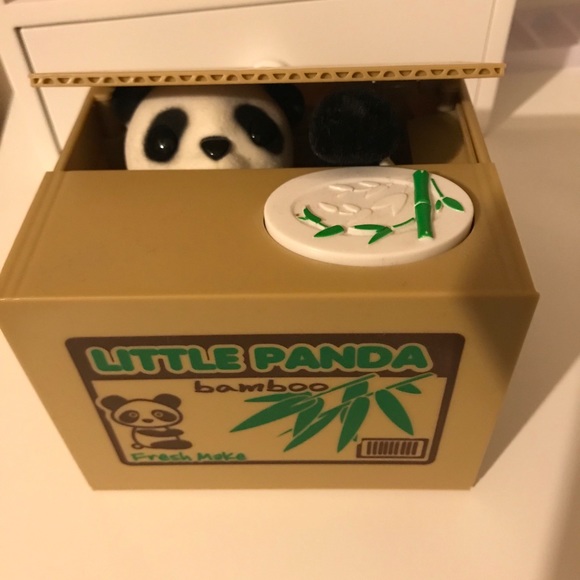 SOLD Panda Coin Bank - Picture 1 of 4